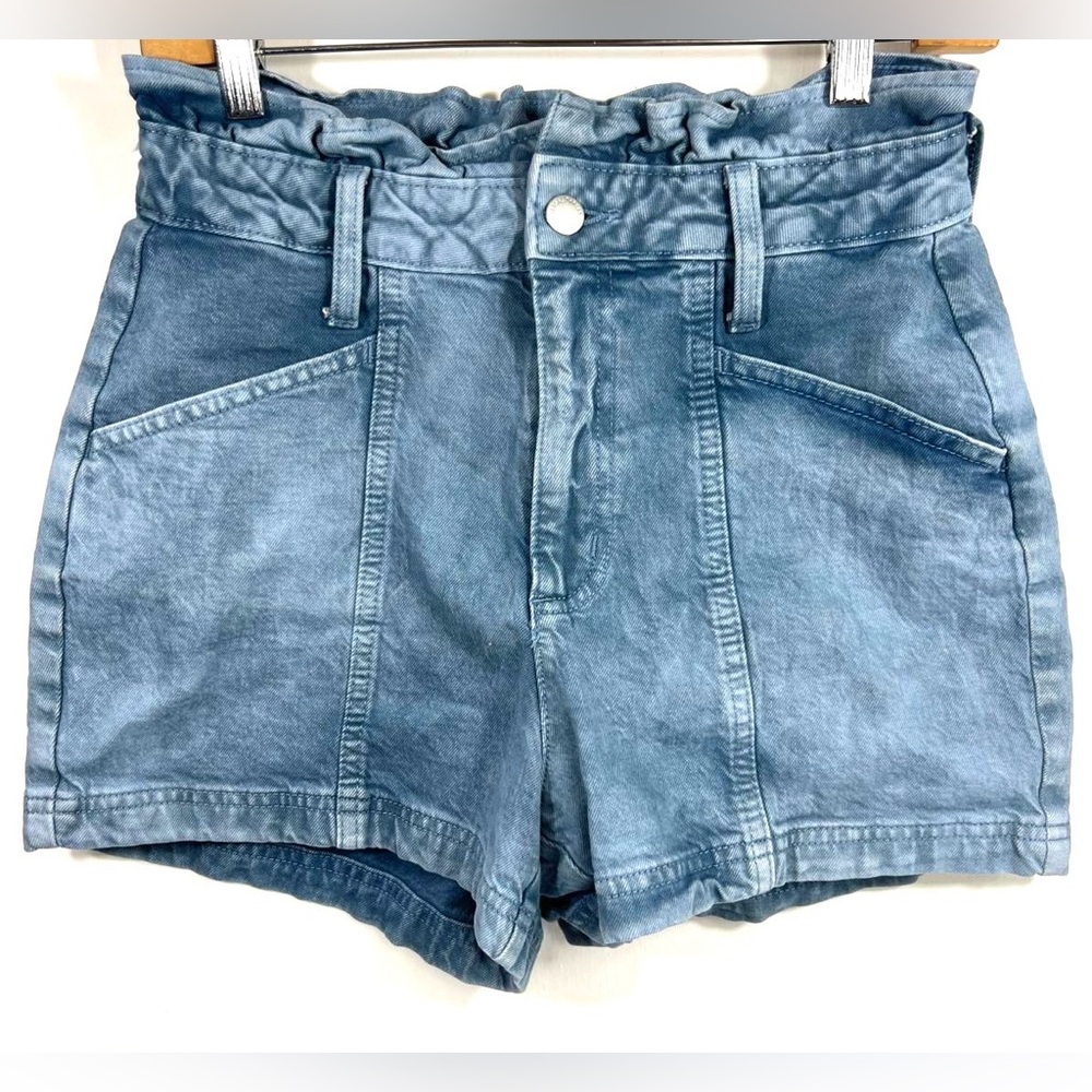Universal Thread Shorts Womens Size 25 Blue High Rise Paperboy Mom Jeans